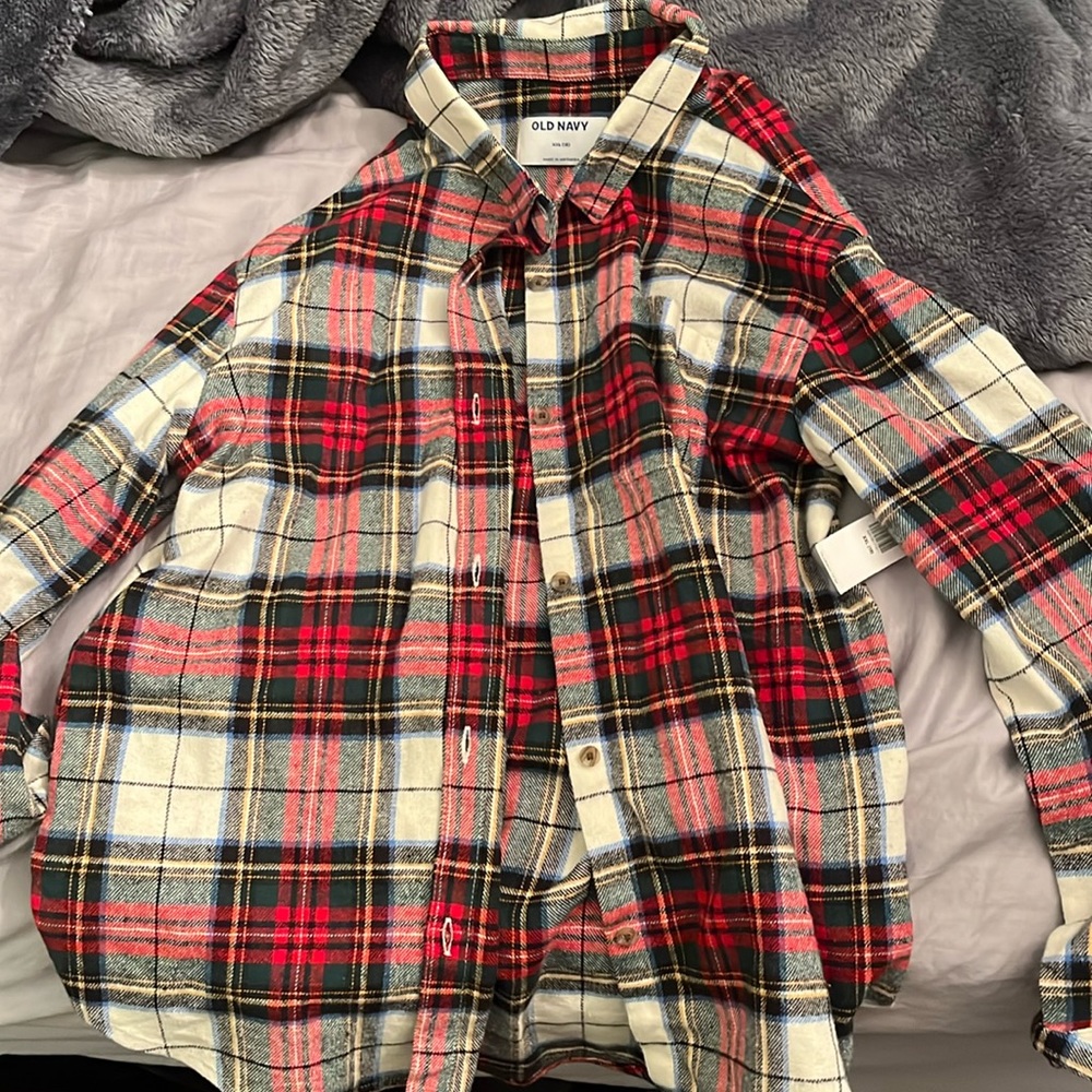 NWT girls size xxl flannel shirt